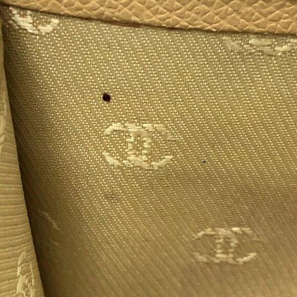CHANEL COCO Button Wallet Bi-fold Wallet Long Wallet Beige/GoldHardware - Picture 11 of 16